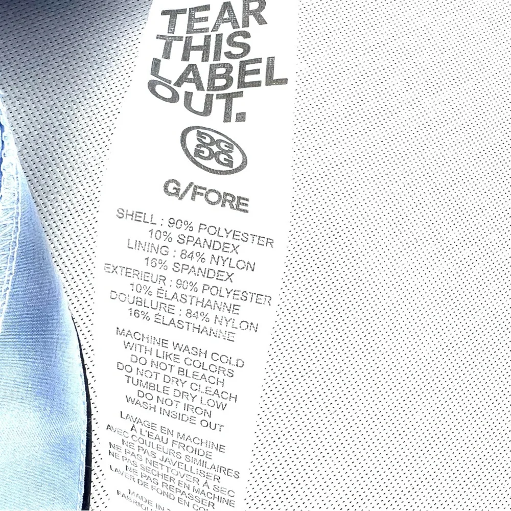 G/FORE Golf Skort Maverick Hybrid Wrap - Picture 9 of 10